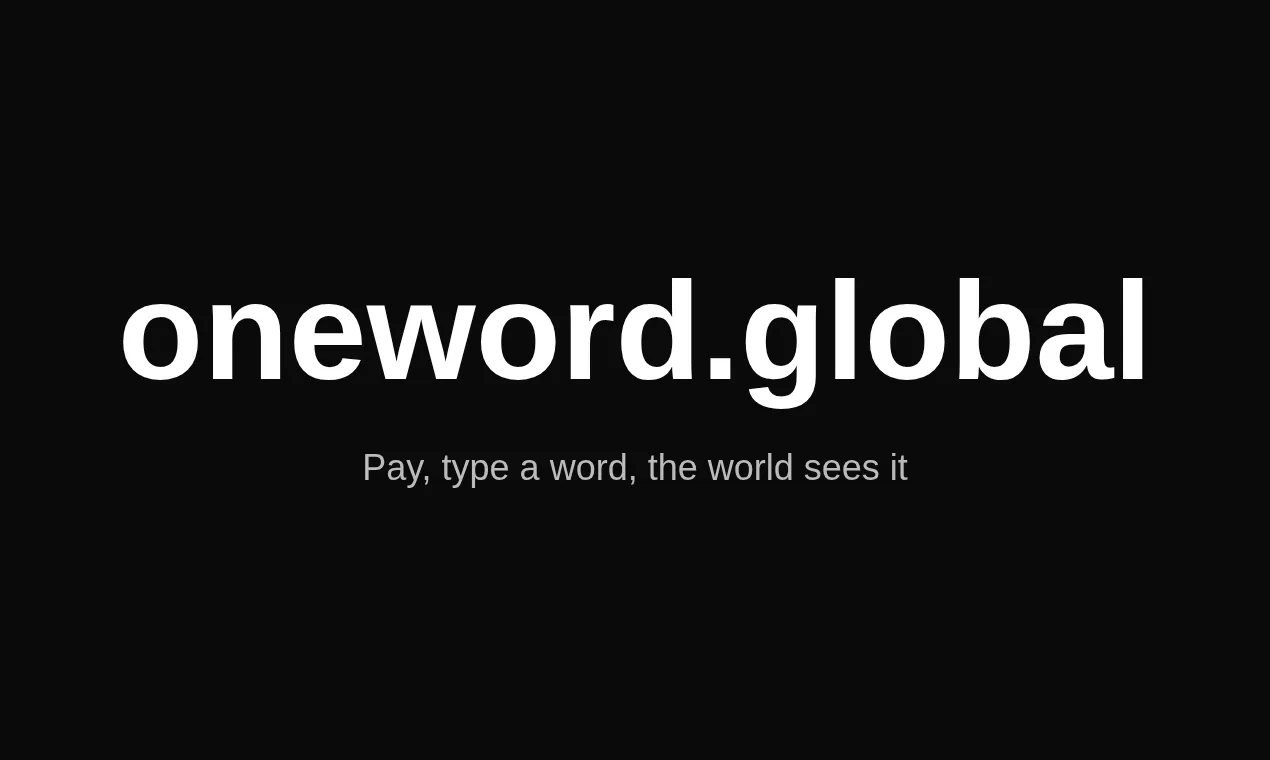 ONEWORD. gallery image