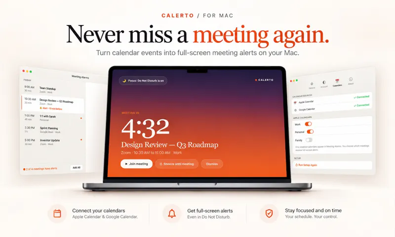 Calerto for Mac screenshot 2