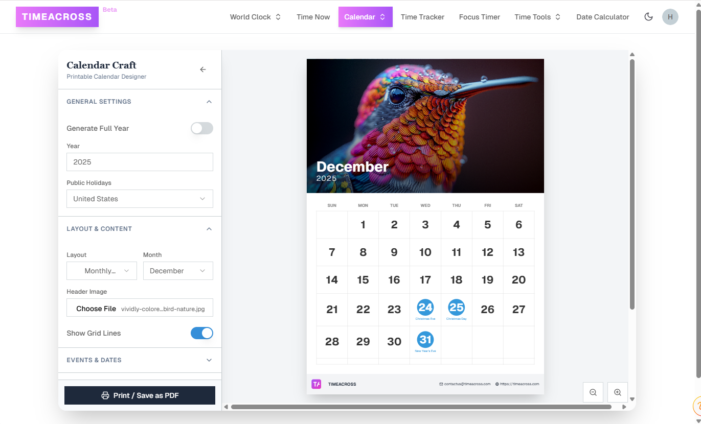 TimeAcross gallery image
