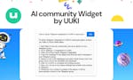 AI Community Widget image