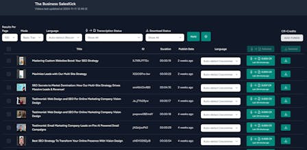 YouTube Transcript Downloader gallery image