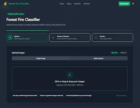 Forest Fire Classifier gallery image