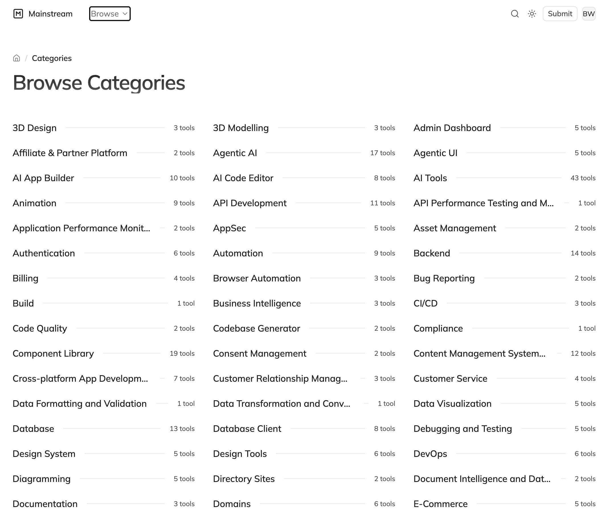 Média mainstream.dev - Trouvez des outils de développeur qui comptent vraiment. 2