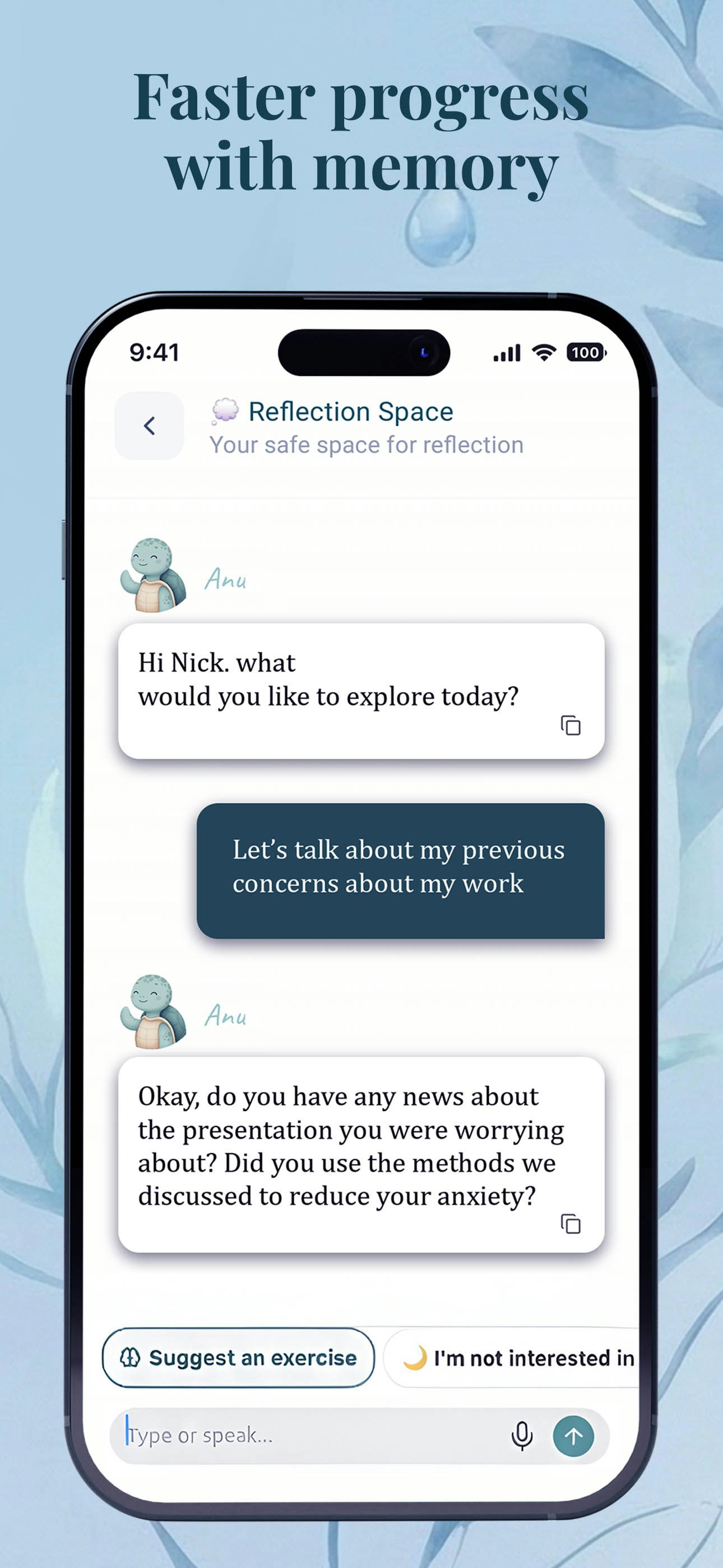 ZenMind CBT & AI Mood Coach - Screenshot 2 showing product features and functionality
