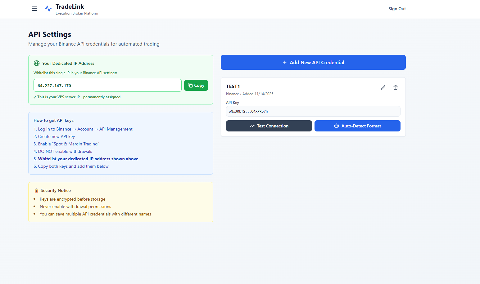 TradeLink - Screenshot 3 showing product features and functionality