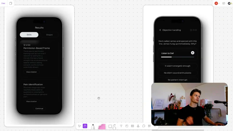 Salesy: AI Sales Roleplay screenshot 1 (video preview)