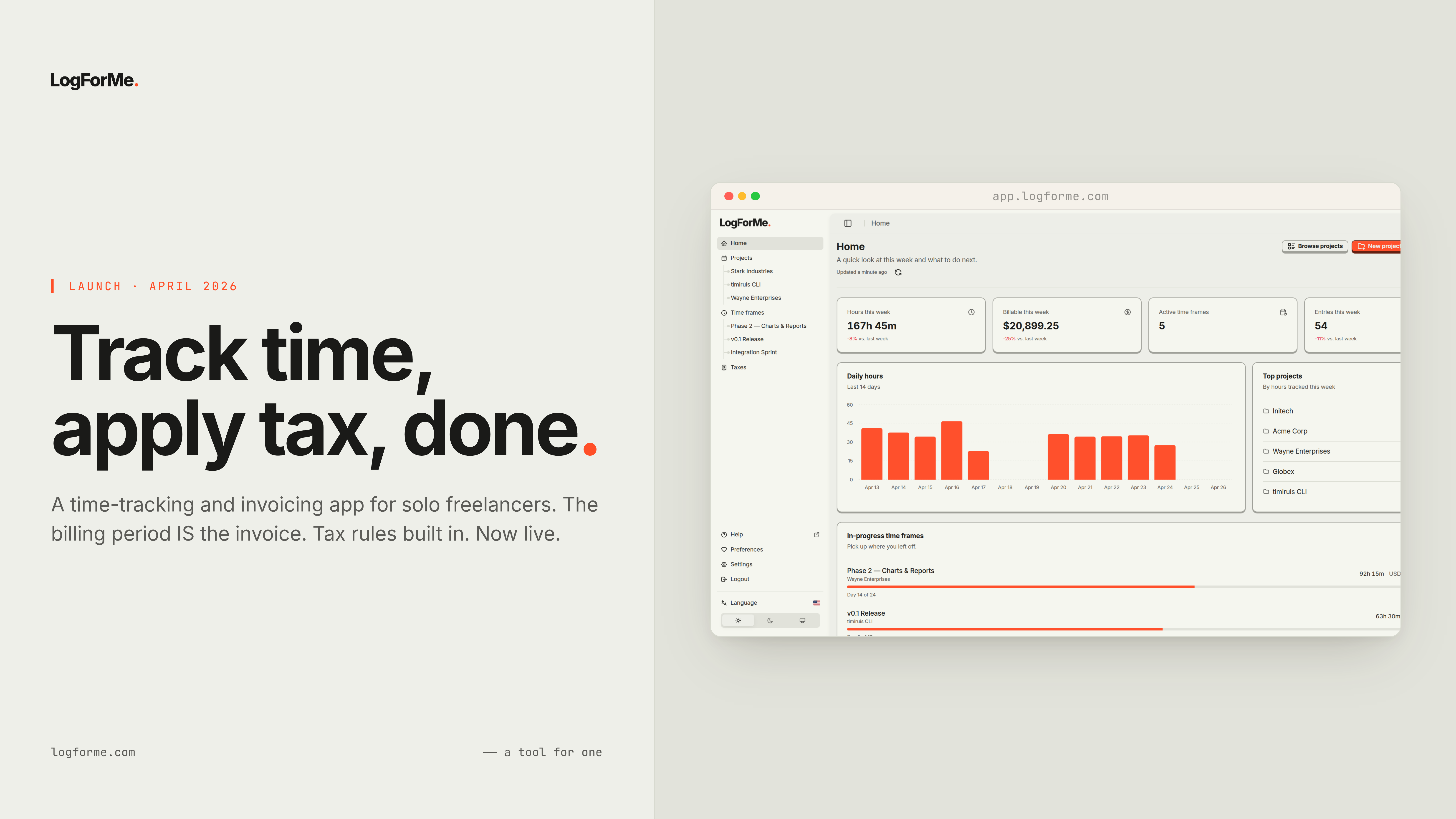 LogForMe gallery image