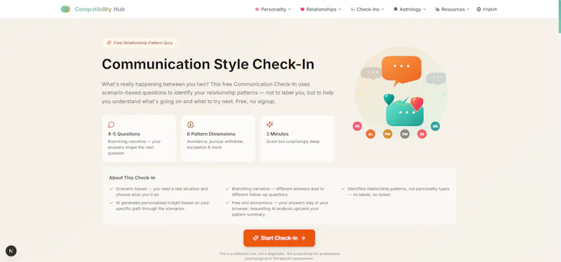 Communication Style Check-In screenshot 1