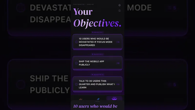 Focus Mode One screenshot 1 (video preview)
