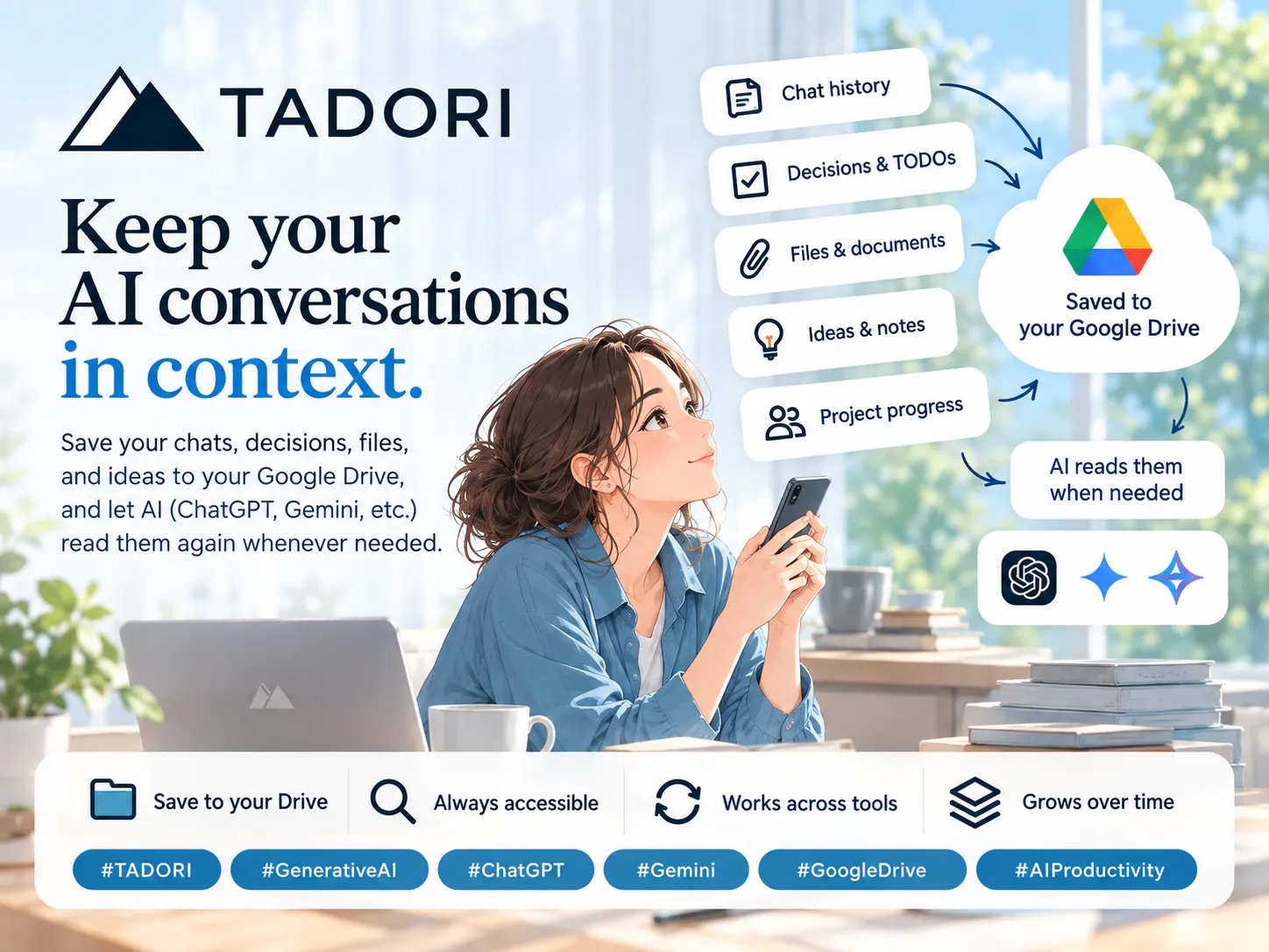 TADORI Personal Global logo