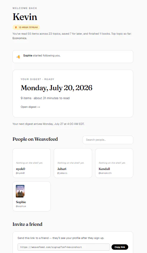 Weavefeed gallery image