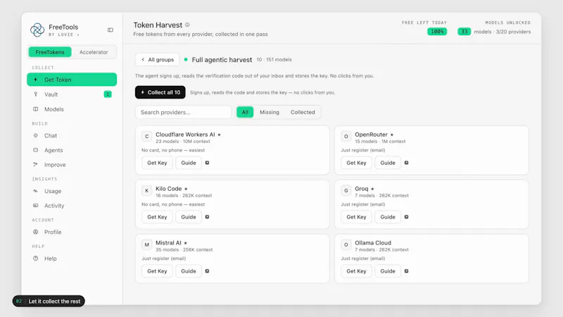 FreeTokens by Lovie.co screenshot 2