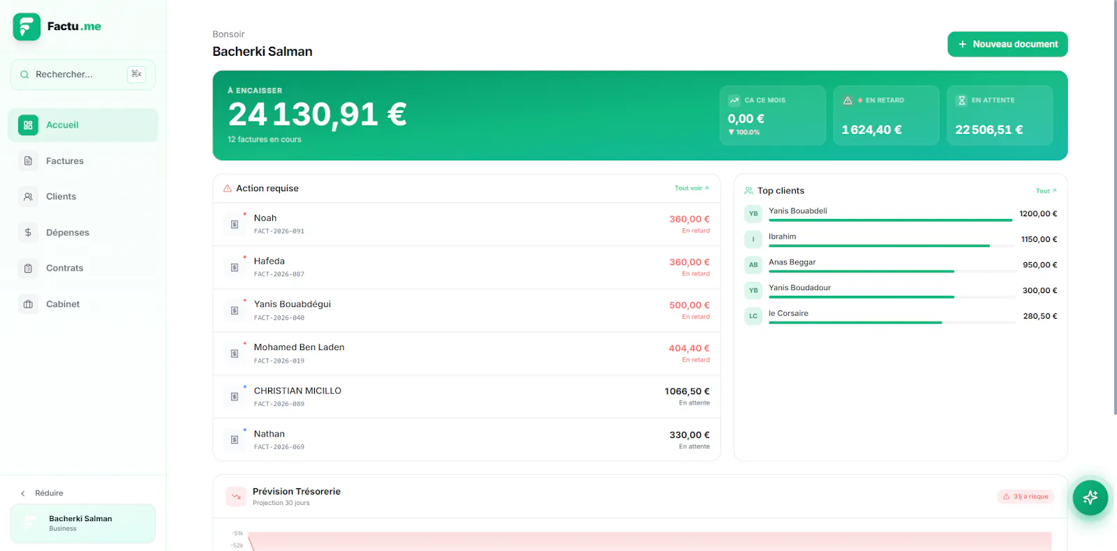 Factu.me screenshot 2