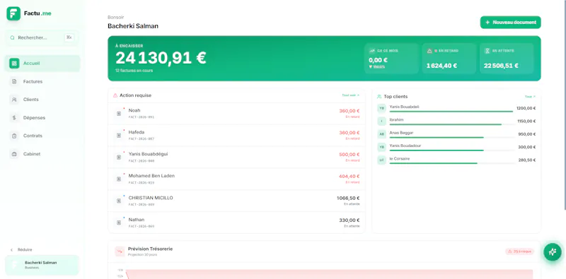 Factu.me screenshot 2