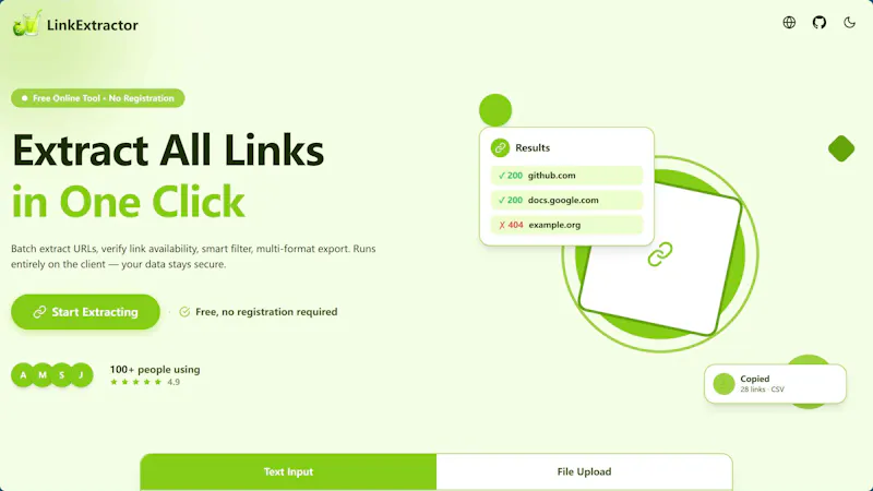 Link Extractor —  Link Extraction Tool screenshot 2