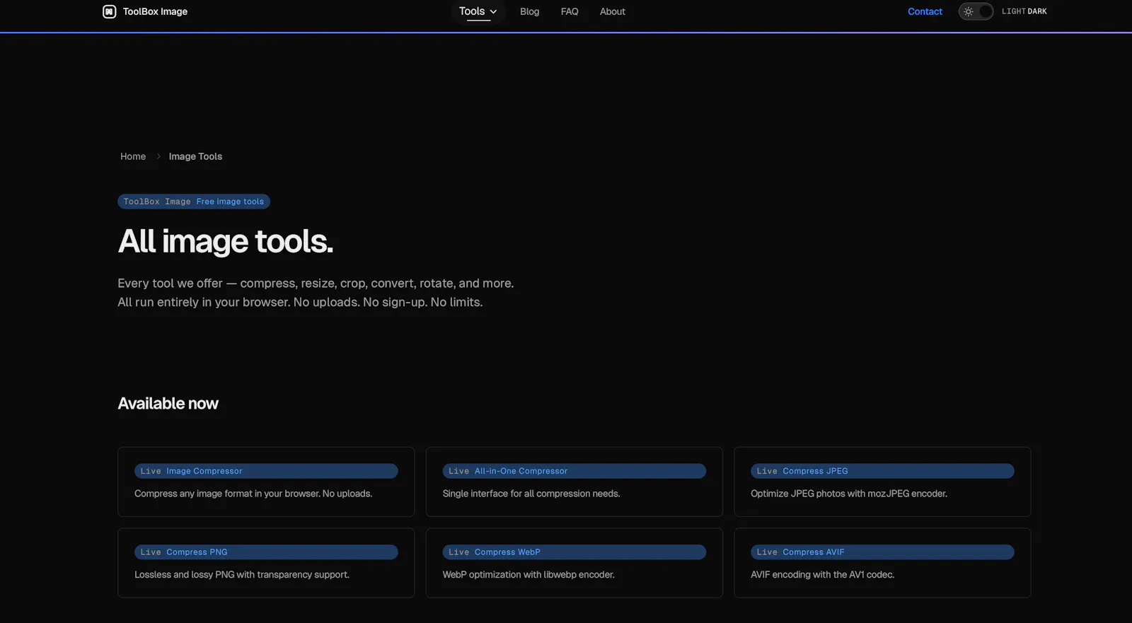 ToolBox Image screenshot 2