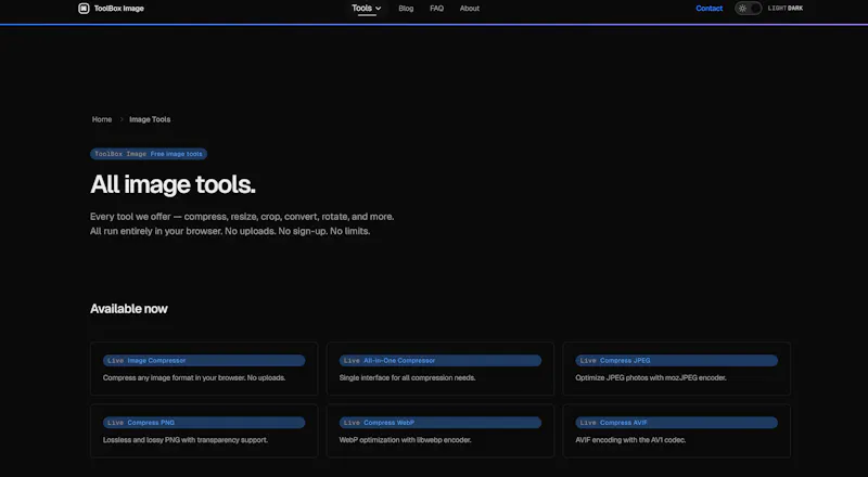 ToolBox Image screenshot 2