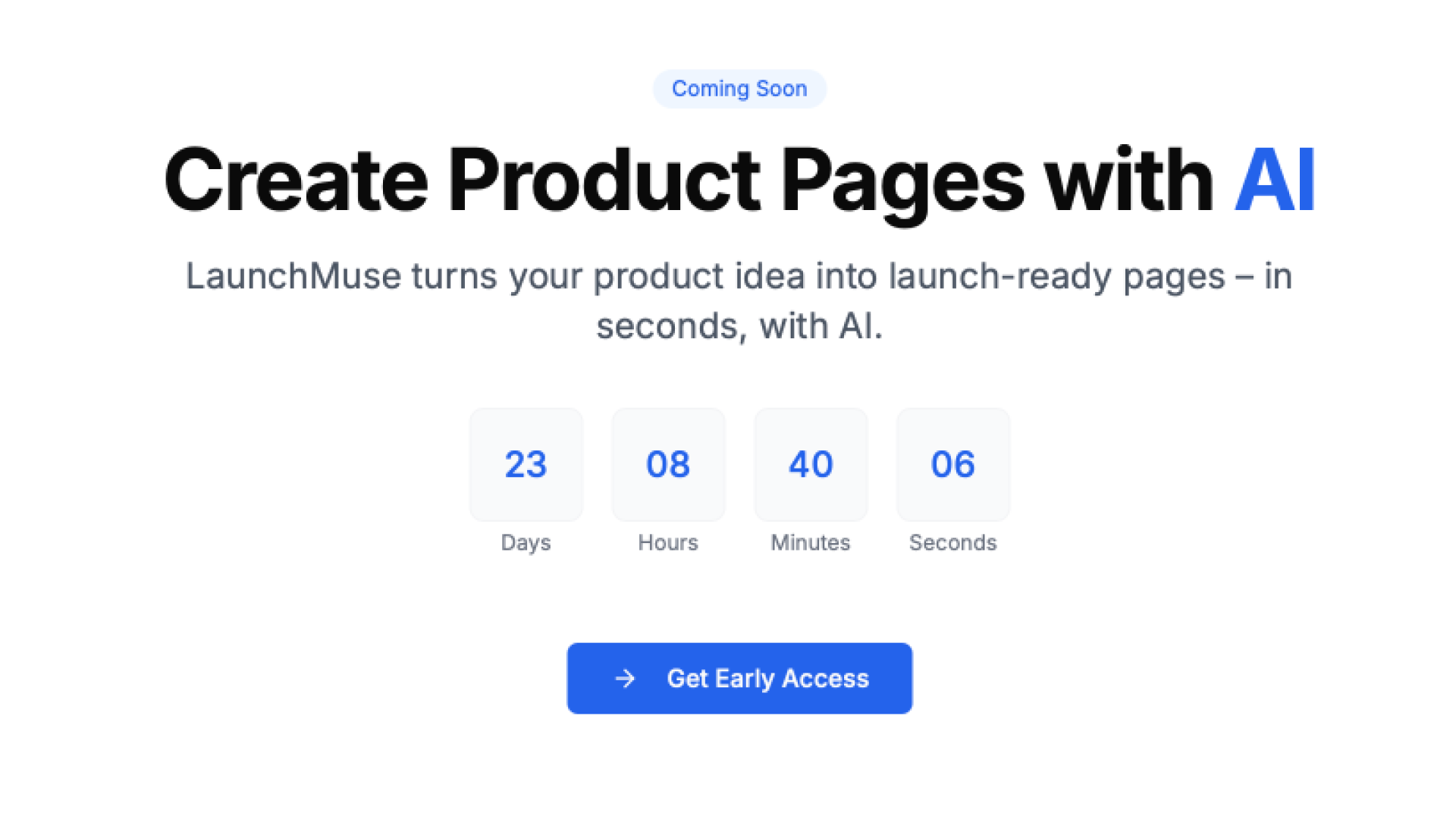 Media Launchmuse - Buat halaman produk dengan AI 1