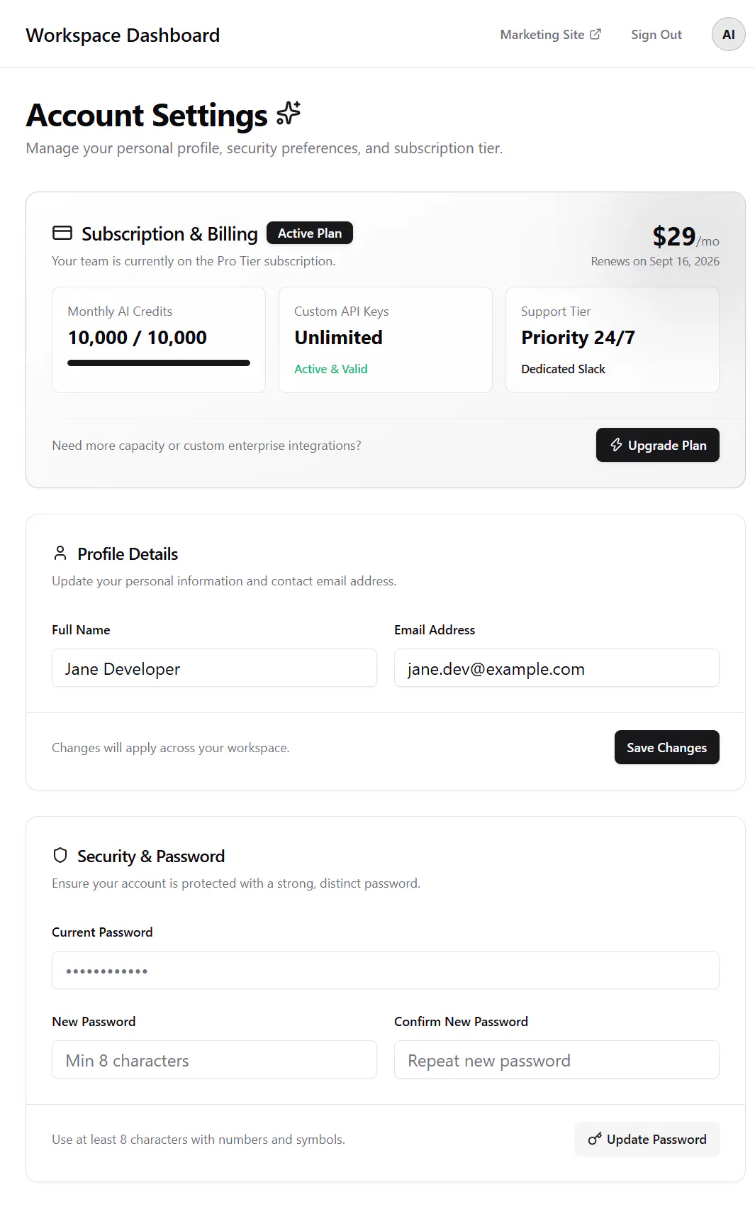 Enterprise AI SaaS 截图 4