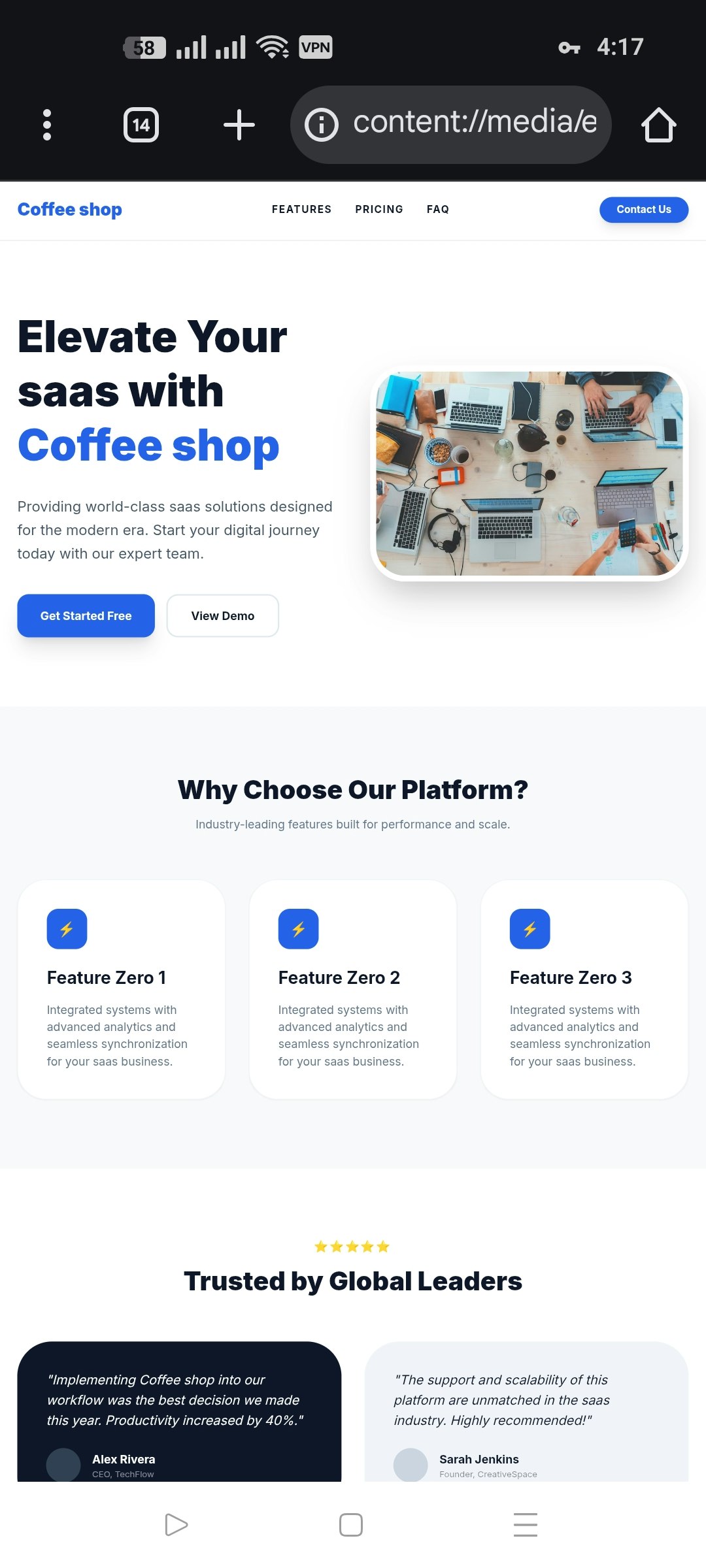 AI Landing Page Generator gallery image