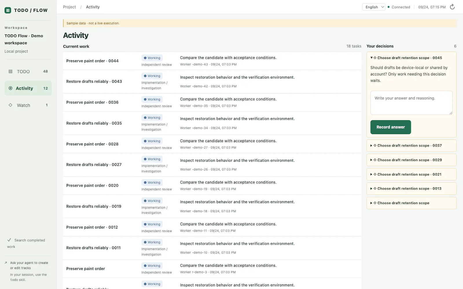 TODO Flow screenshot 3