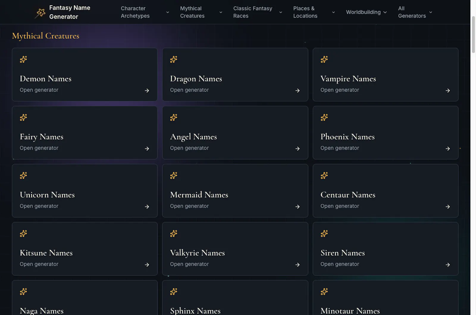 Fantasy Name Generator screenshot 4