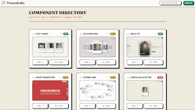 TweenLabs gallery image