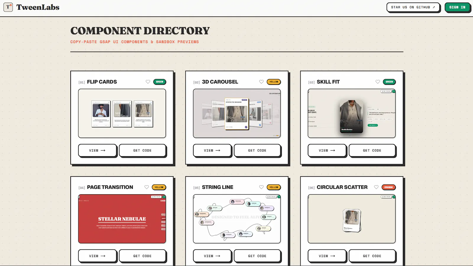 TweenLabs screenshot 2