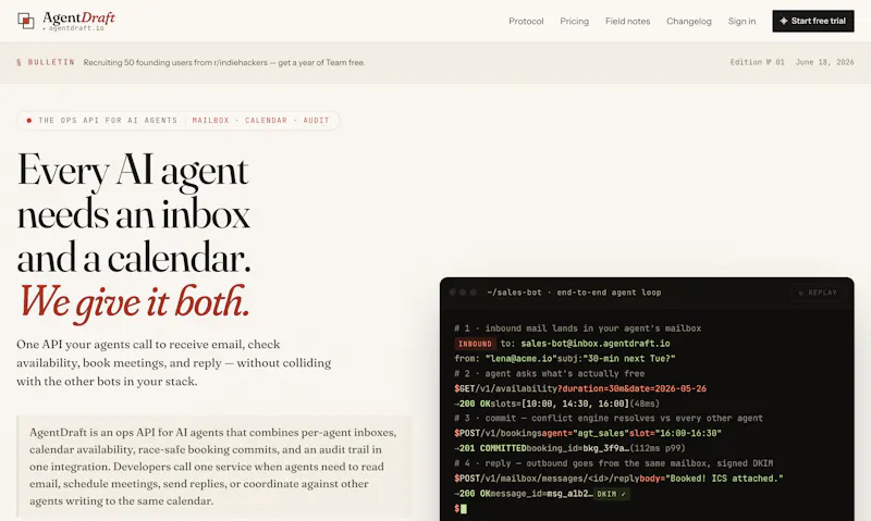 AgentDraft screenshot 2