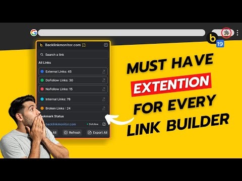 Link checker by backlinkmonitor gallery image