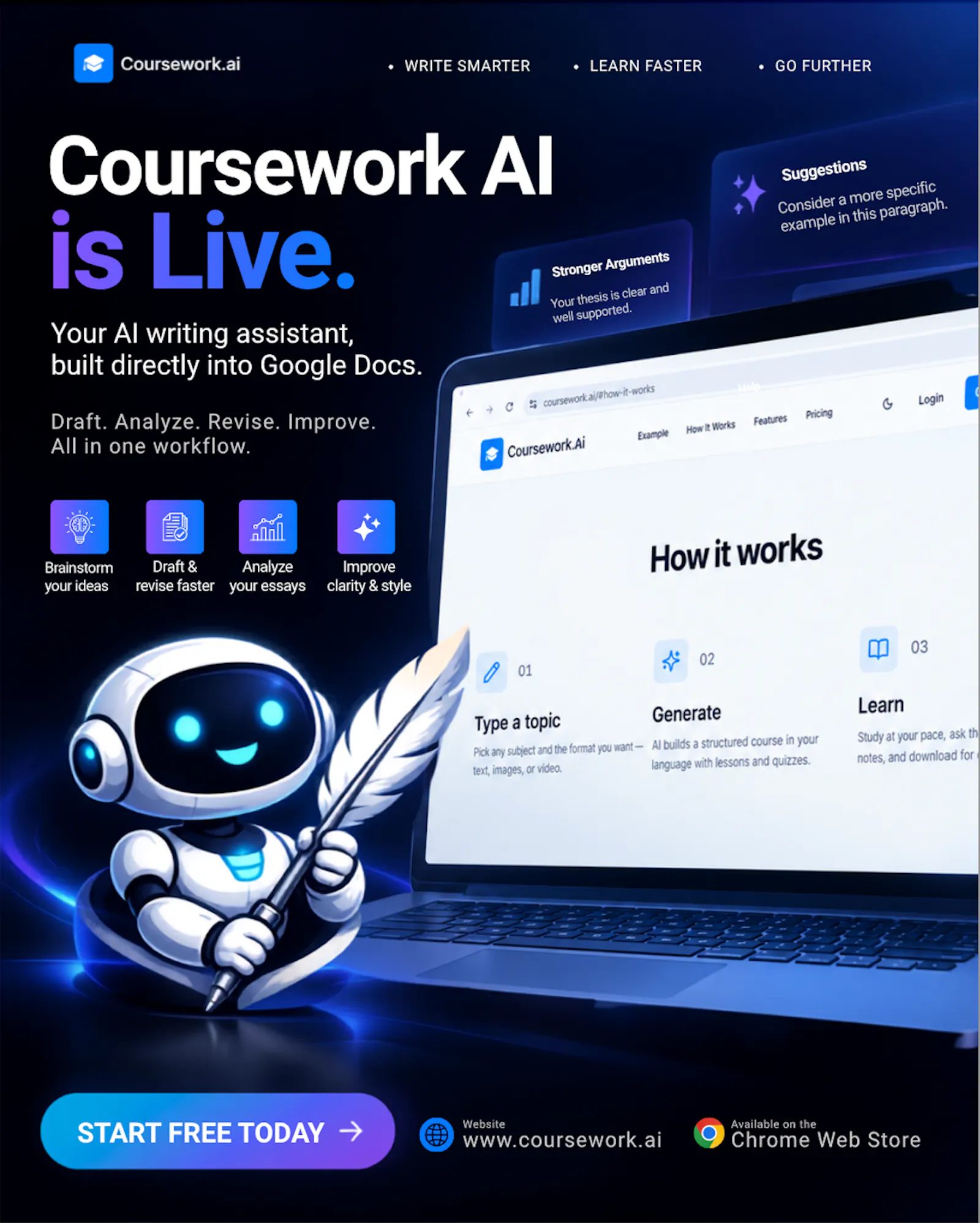 Coursework AI Launch screenshot 2