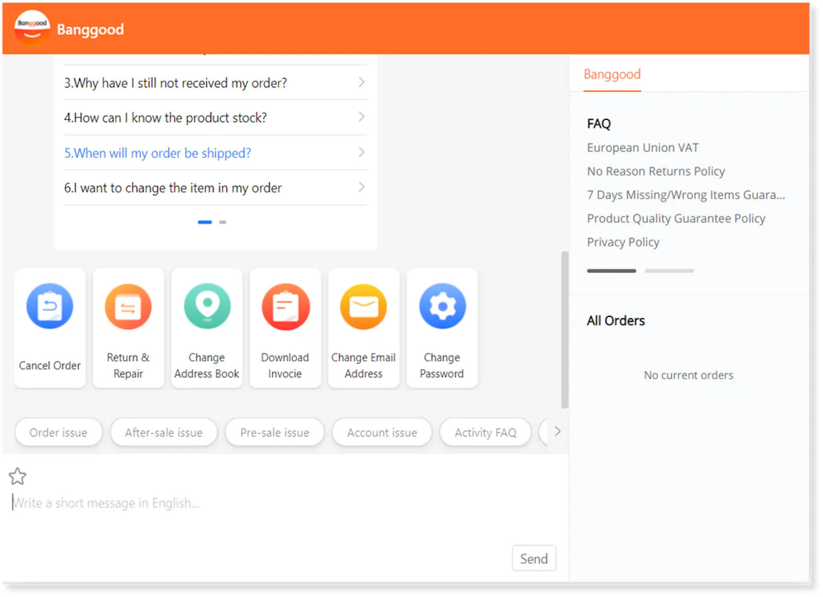 Udesk AI chatbot screenshot 2