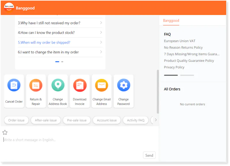 Udesk AI chatbot screenshot 2
