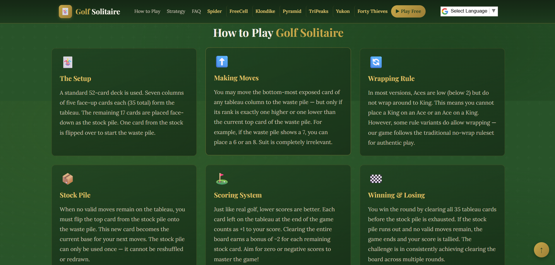 Golf Solitaire gallery image