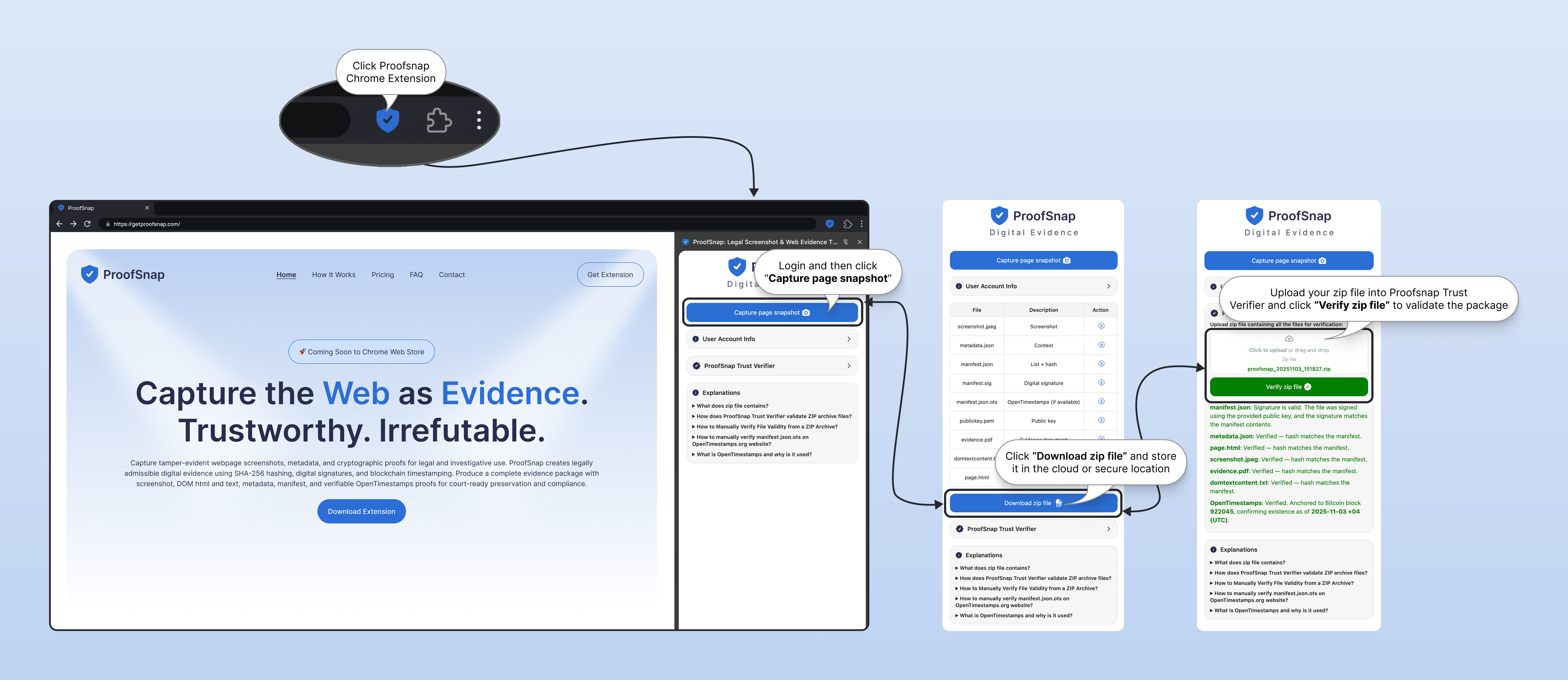 ProofSnap - Digital Evidence - Screenshot 5 showing product features and functionality
