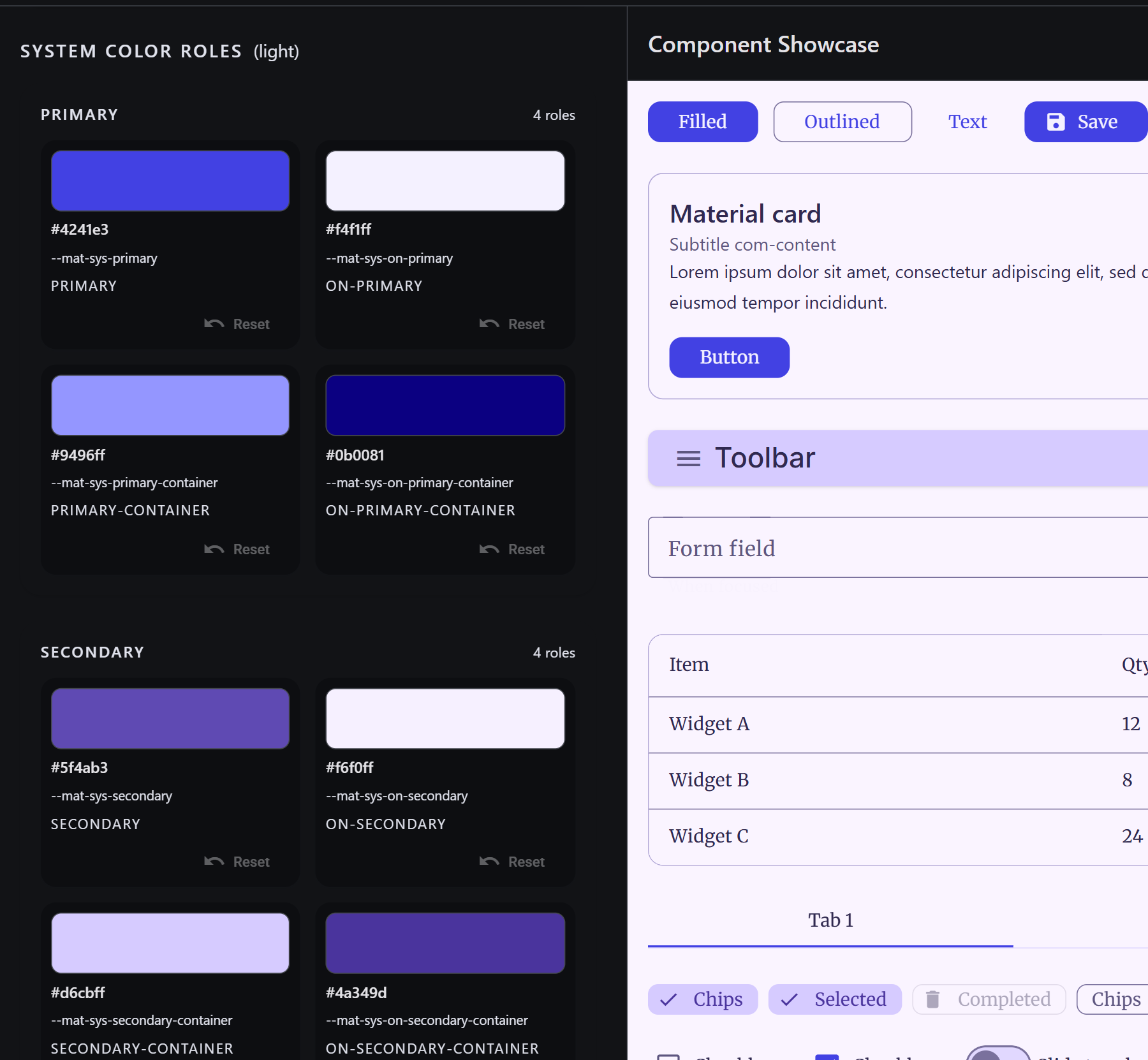 Angular Material Theme Builder gallery image