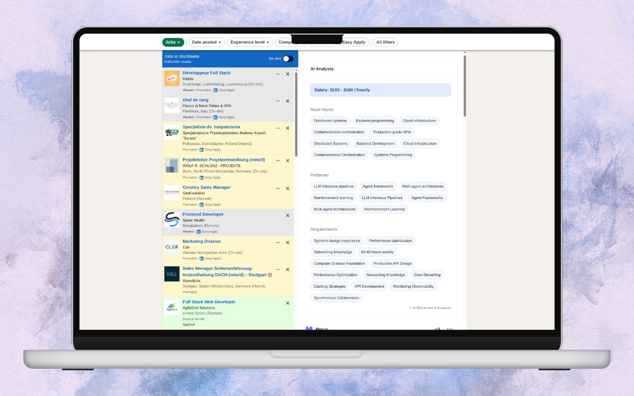 JobLens AI: Stop seeing the same jobs gallery image