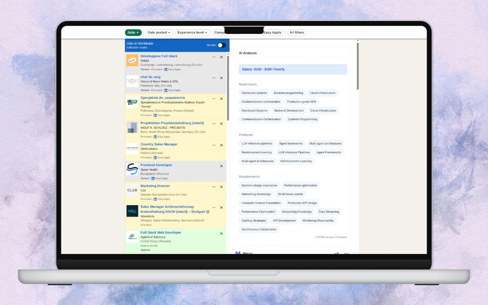 JobLens AI: Stop seeing the same jobs screenshot 3