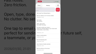 Simple Memo - Captio-style gallery image