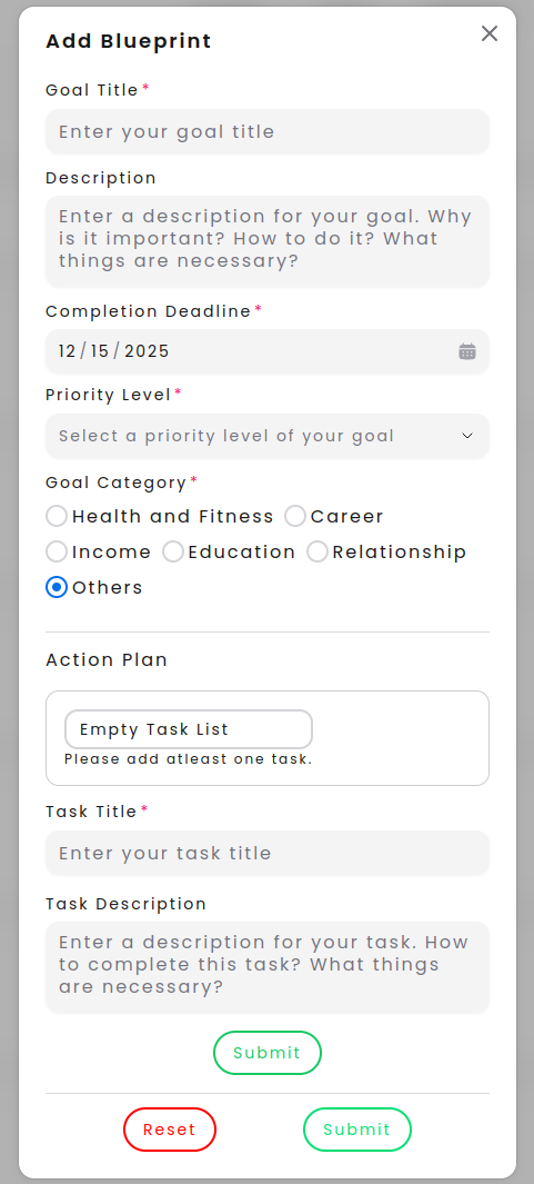 Blueprint - Screenshot 3 showing product features and functionality
