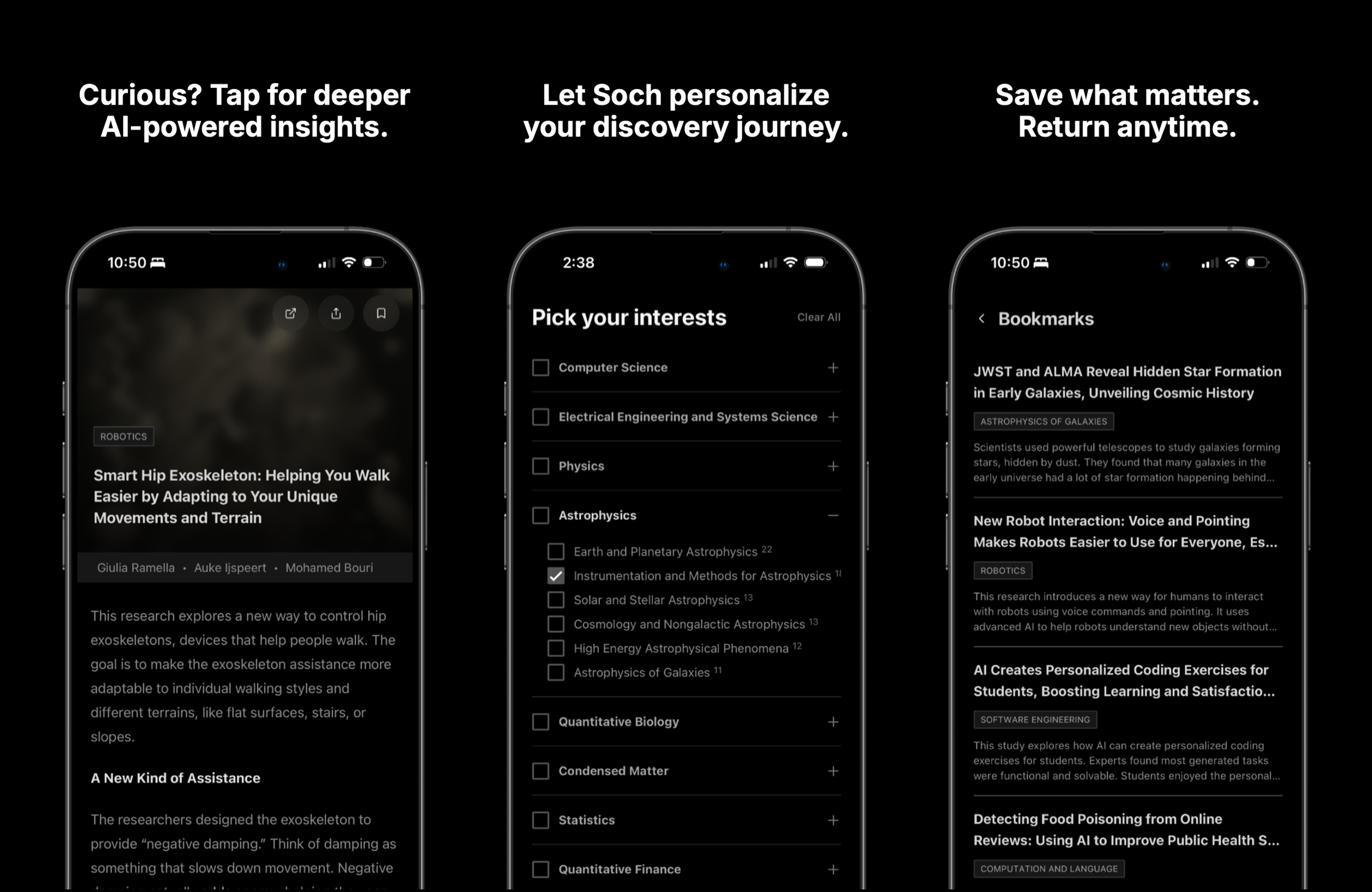 Soch - Screenshot 2 showing product features and functionality