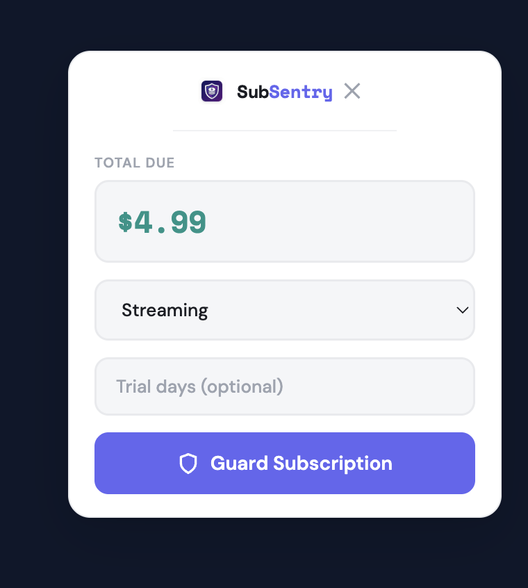 SubSentry gallery image
