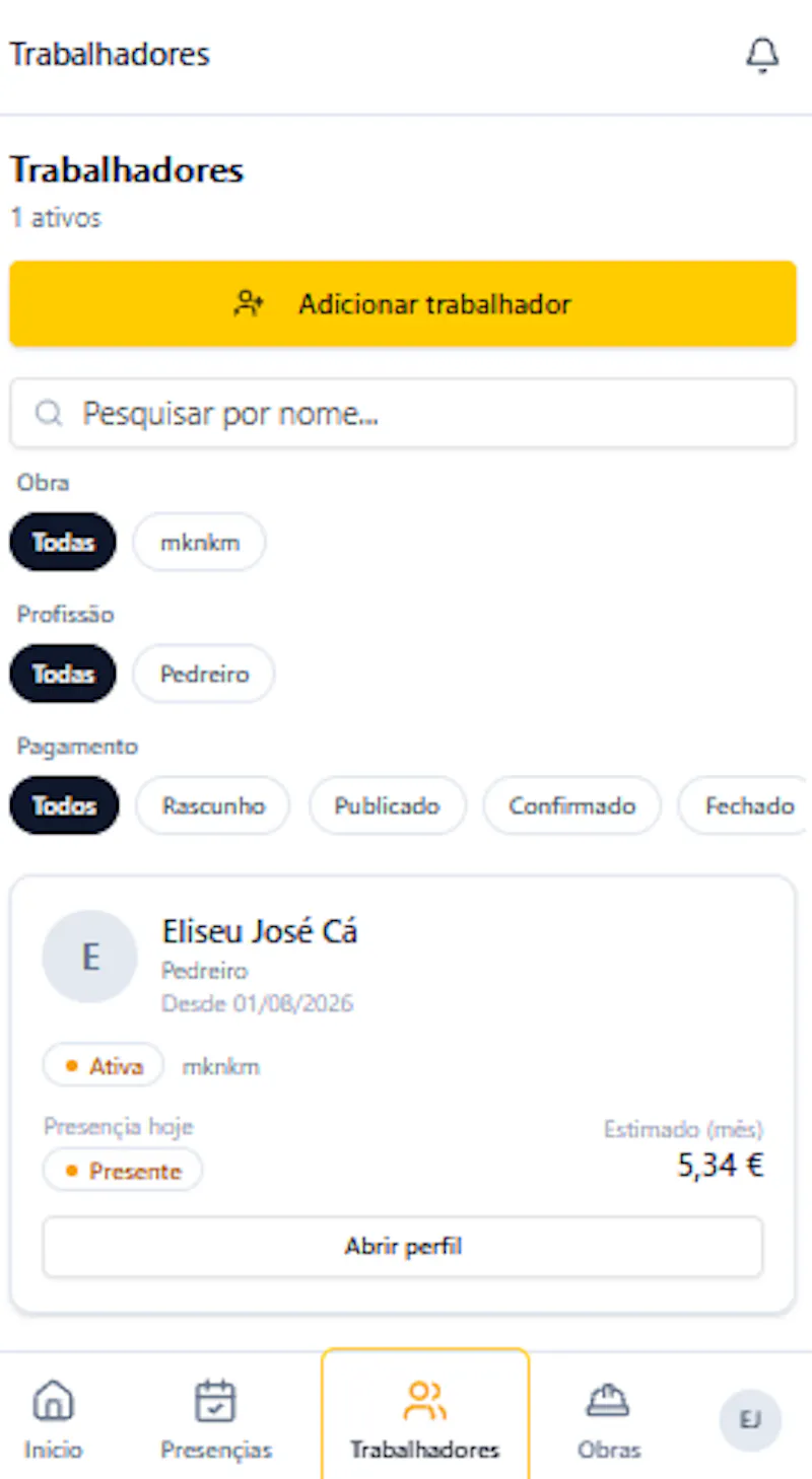ObraPresençia screenshot 4