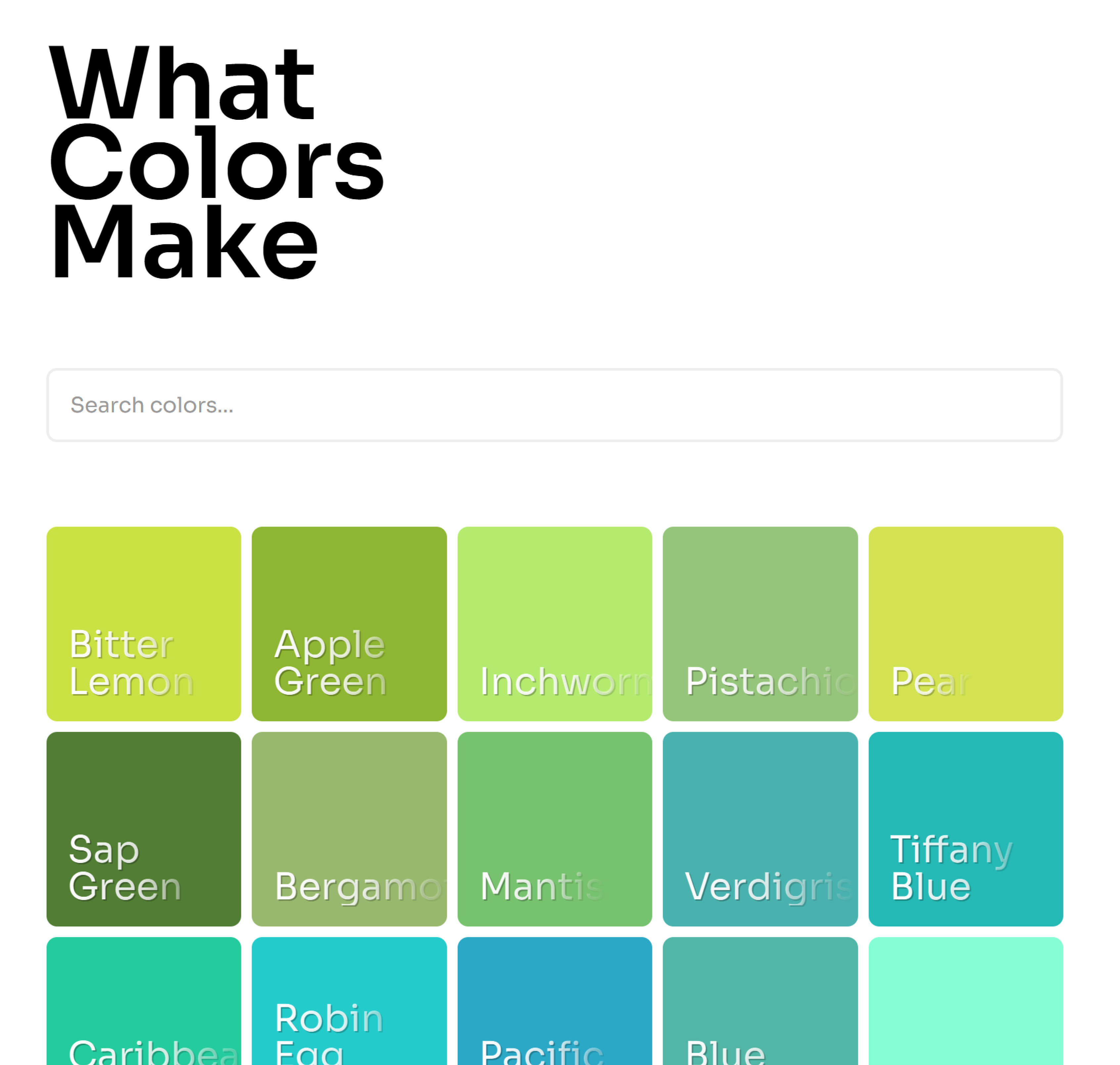 What Colors Make media 1