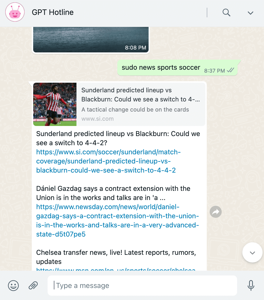 สายด่วน GPT - เชื่อมต่อกับ AI ที่ฉลาดที่สุดในโลกบน WhatsApp media 7