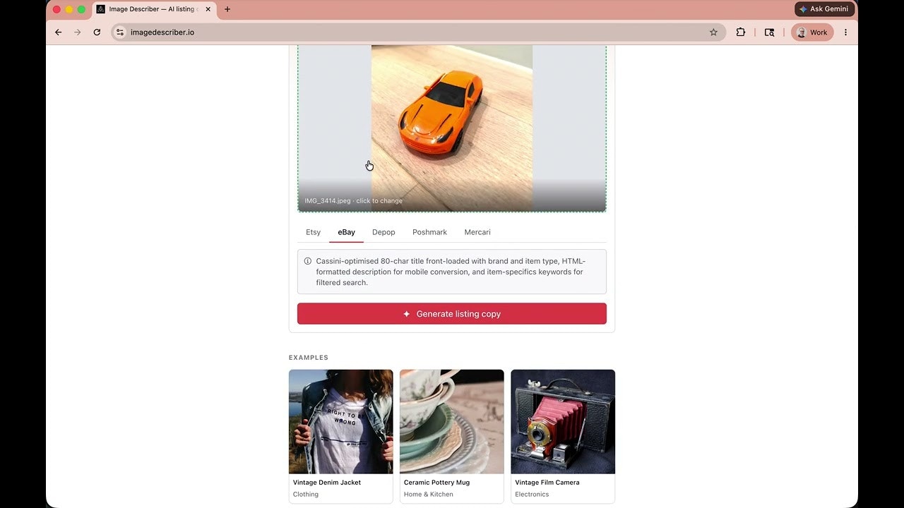 Image Describer gallery image