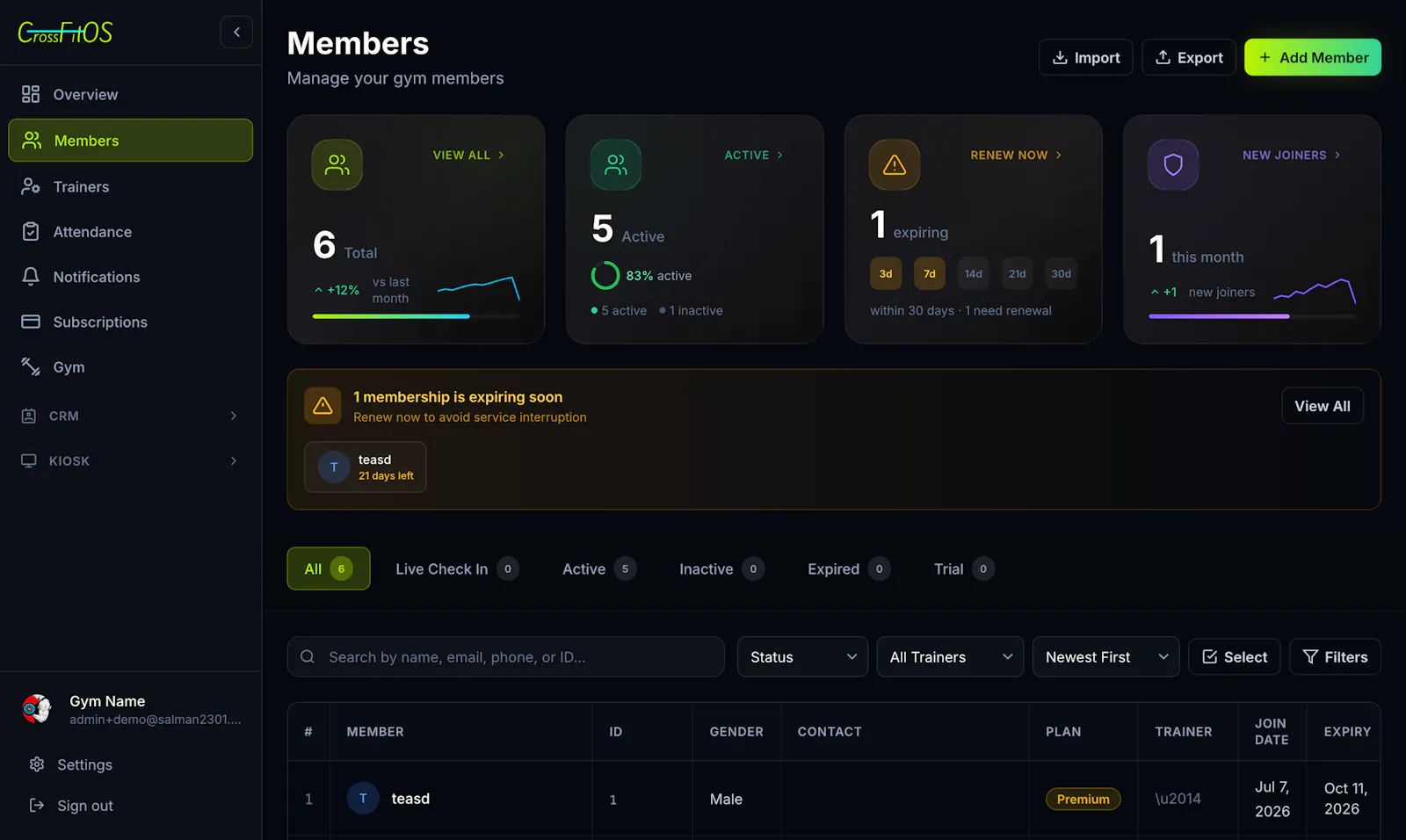CROSSFITOS screenshot 1
