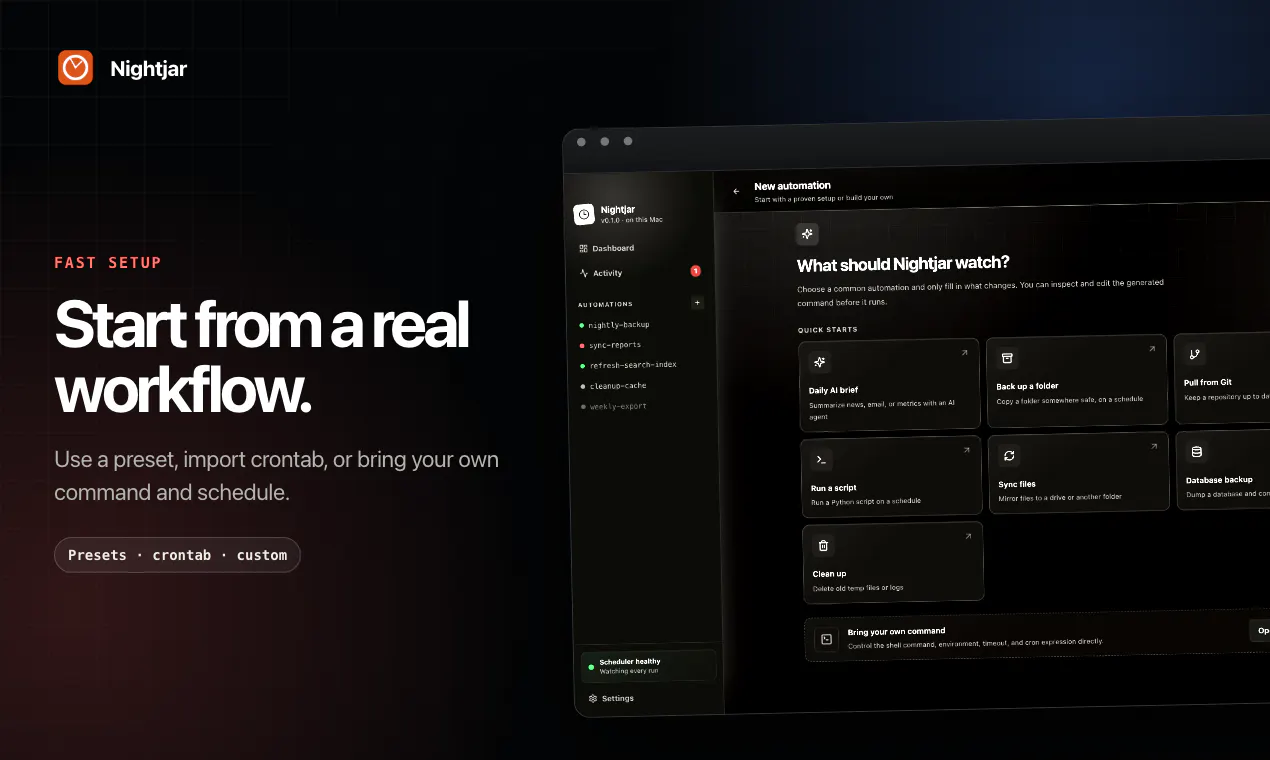 Nightjar screenshot 4