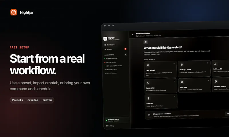 Nightjar screenshot 5