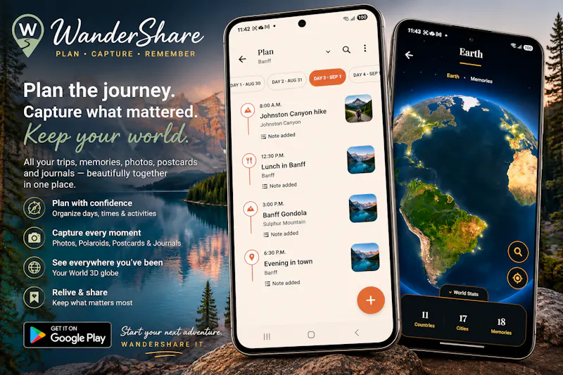 WanderShare screenshot 1